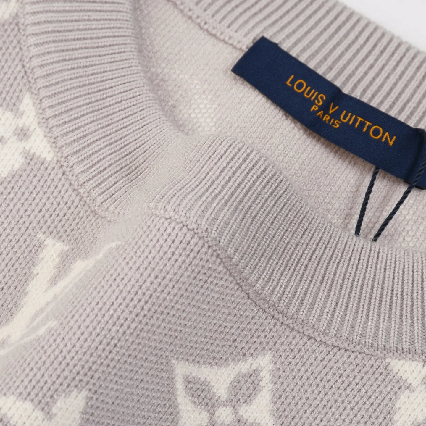 Monogram Jacquard Crew-Neck Sweater D18020331 — view 5