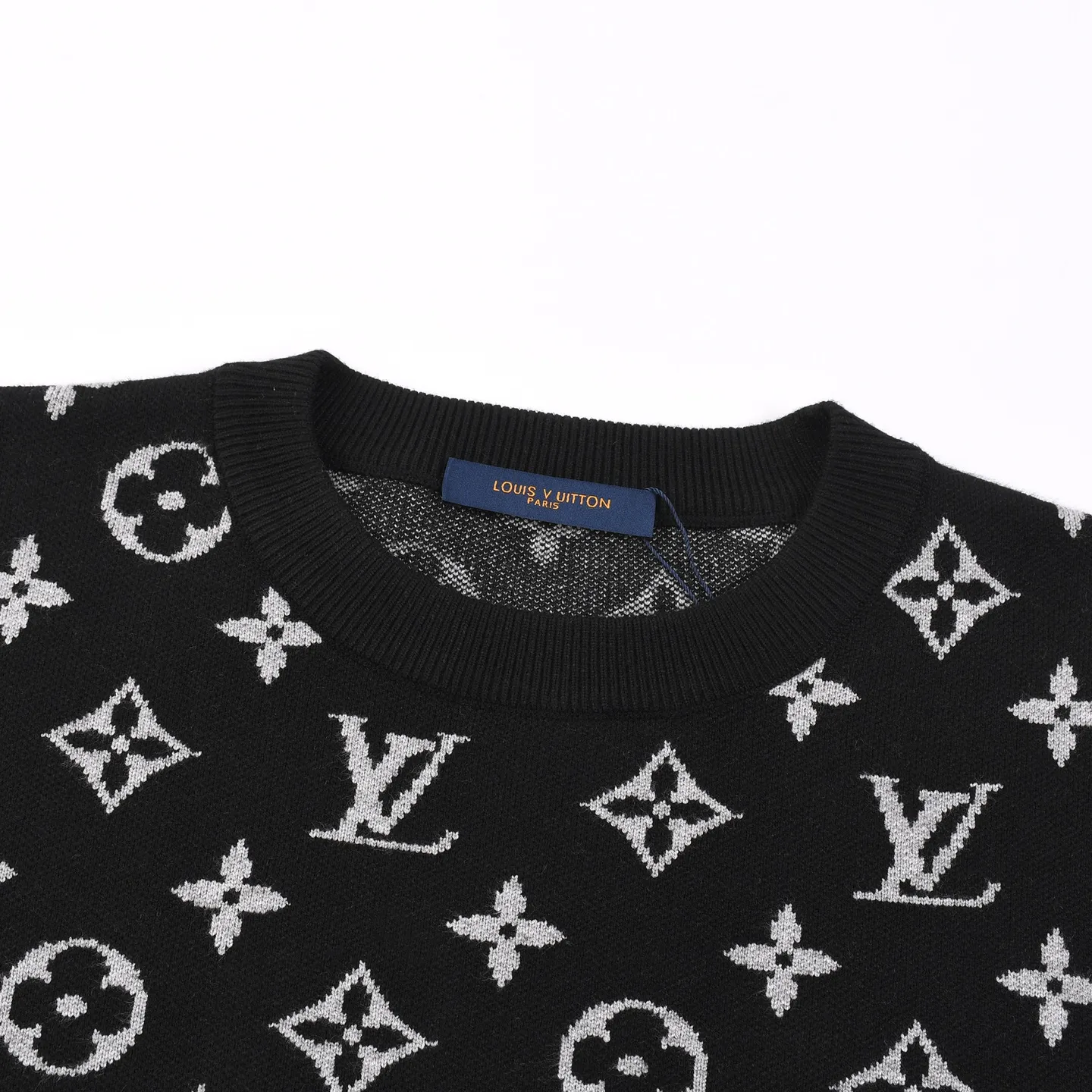Monogram Jacquard Crew-Neck Sweater D18020333 — view 3