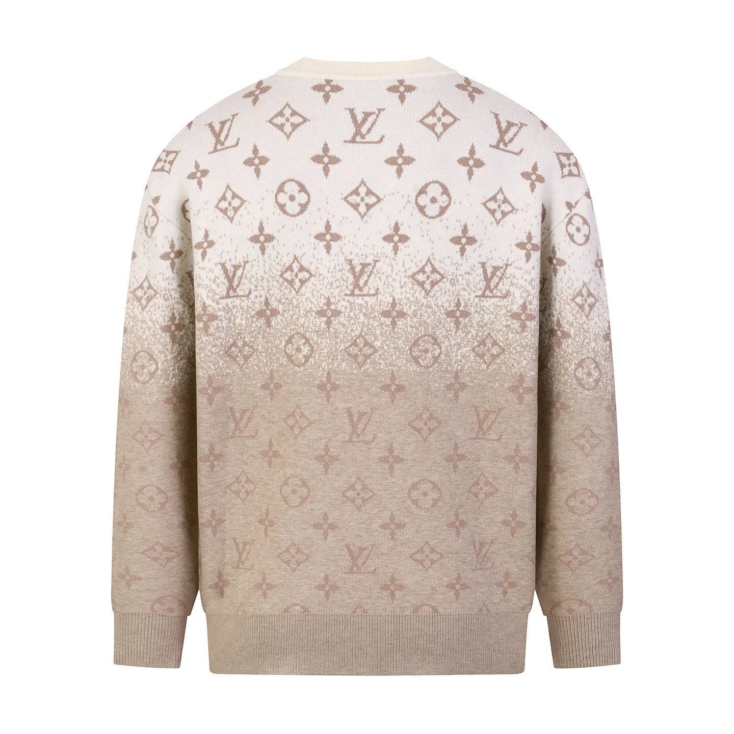Monogram Gradient Crew-Neck Knit Sweater D18020335 — view 2