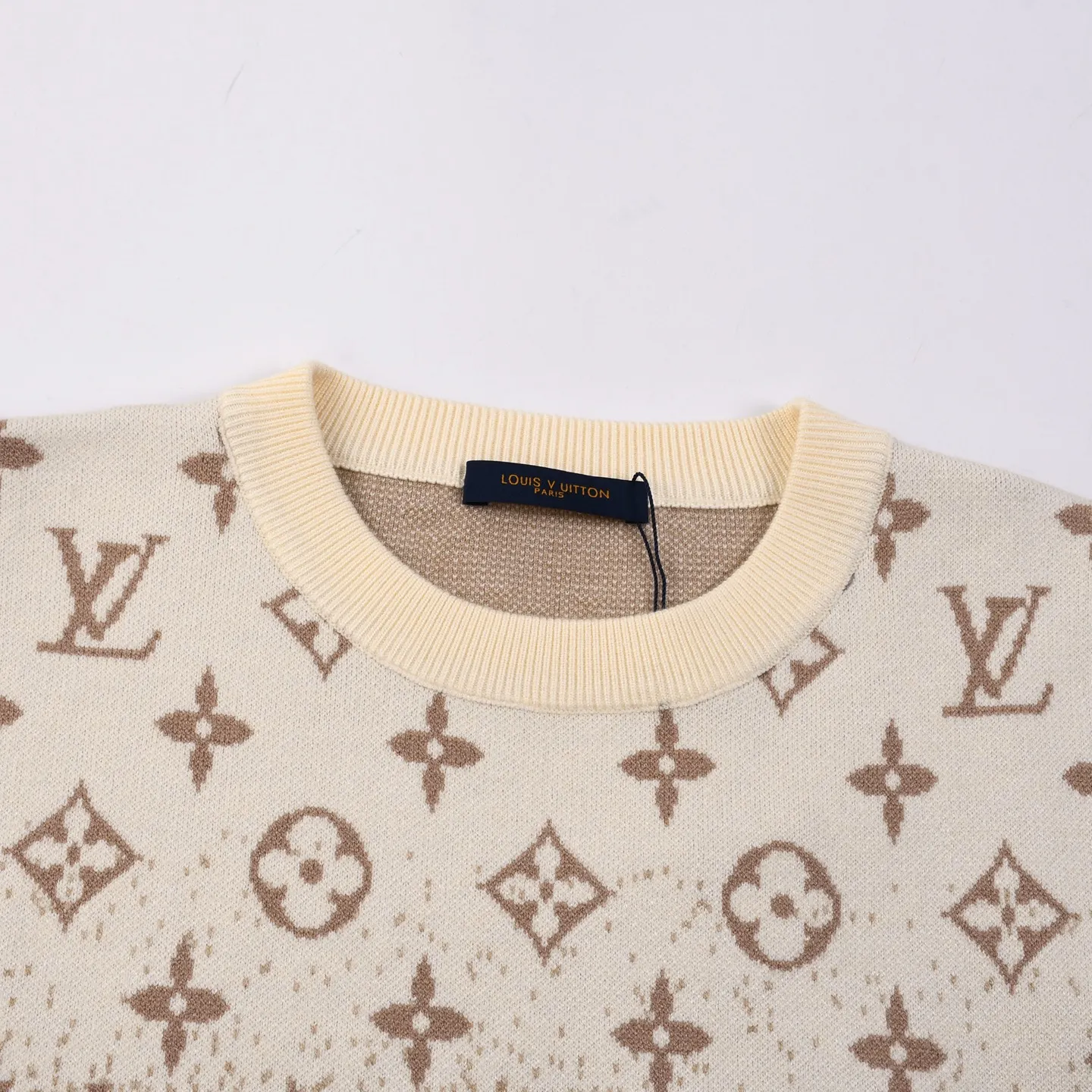 Monogram Gradient Crew-Neck Knit Sweater D18020335 — view 3