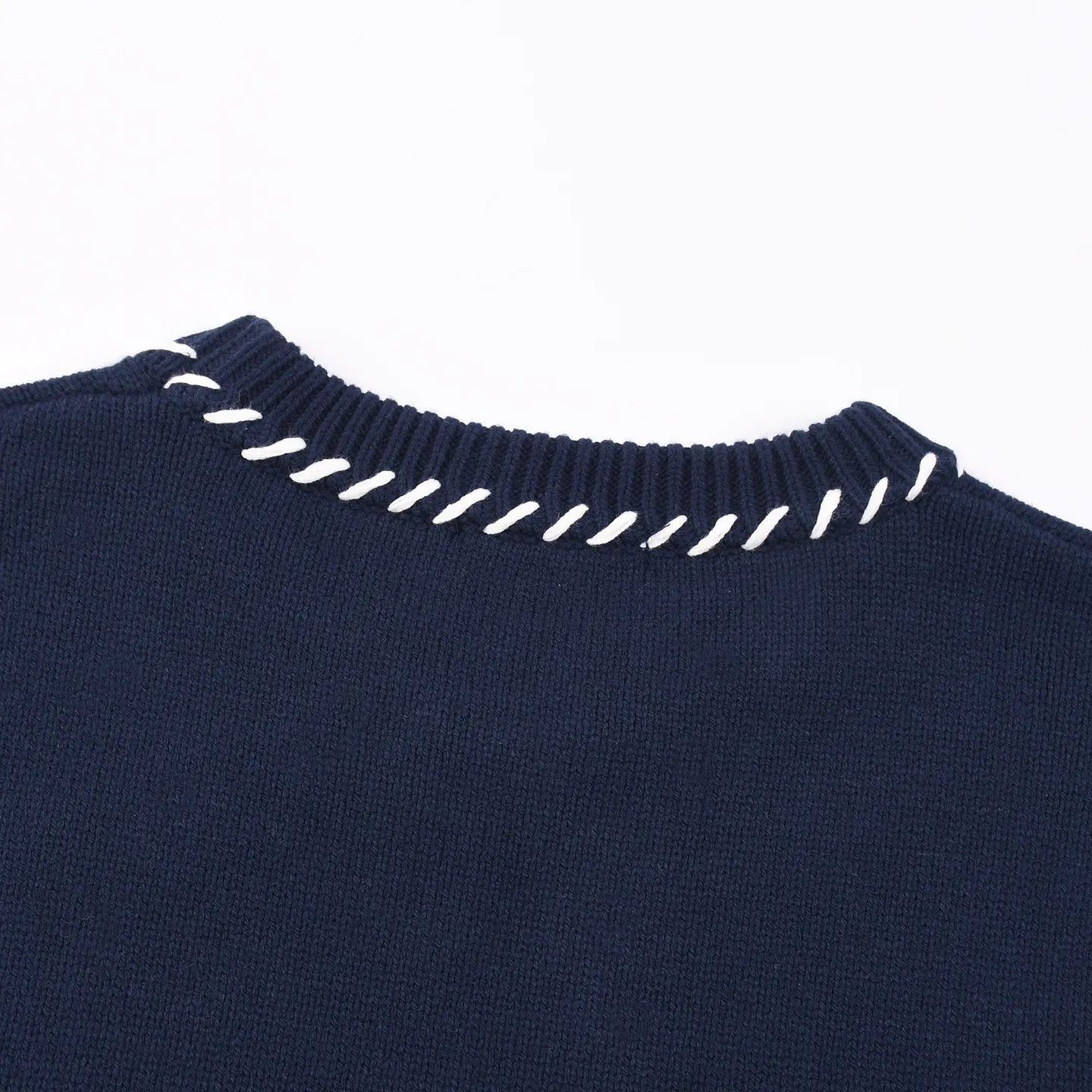 Ami de Coeur Intarsia Knit Crew-Neck Sweater D18020330 — view 12