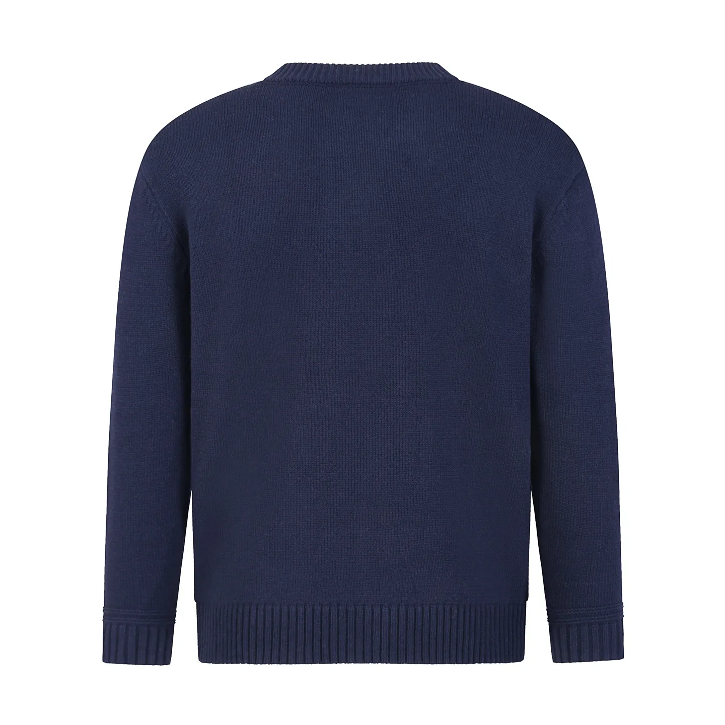 Logo-Embossed Crew-Neck Knit Sweater D18020327 — view 2