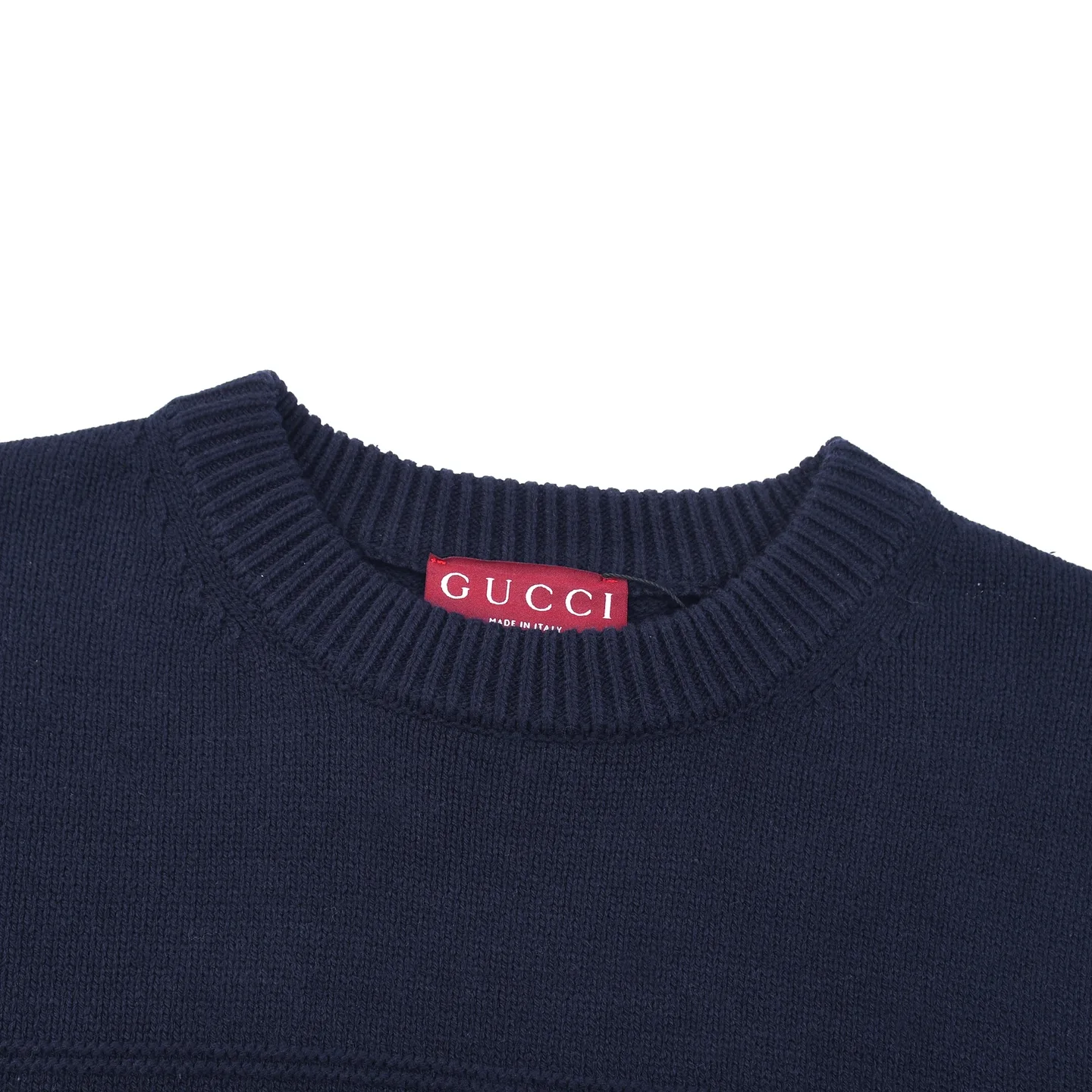 Logo-Embossed Crew-Neck Knit Sweater D18020327 — view 3