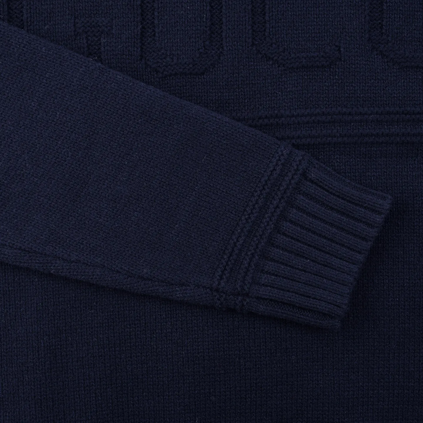 Logo-Embossed Crew-Neck Knit Sweater D18020327 — view 7