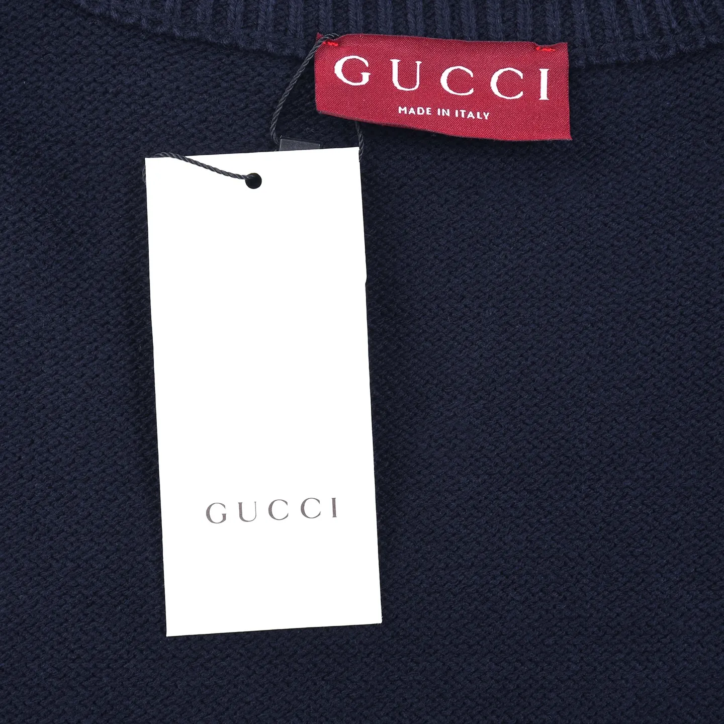 Logo-Embossed Crew-Neck Knit Sweater D18020327 — view 10
