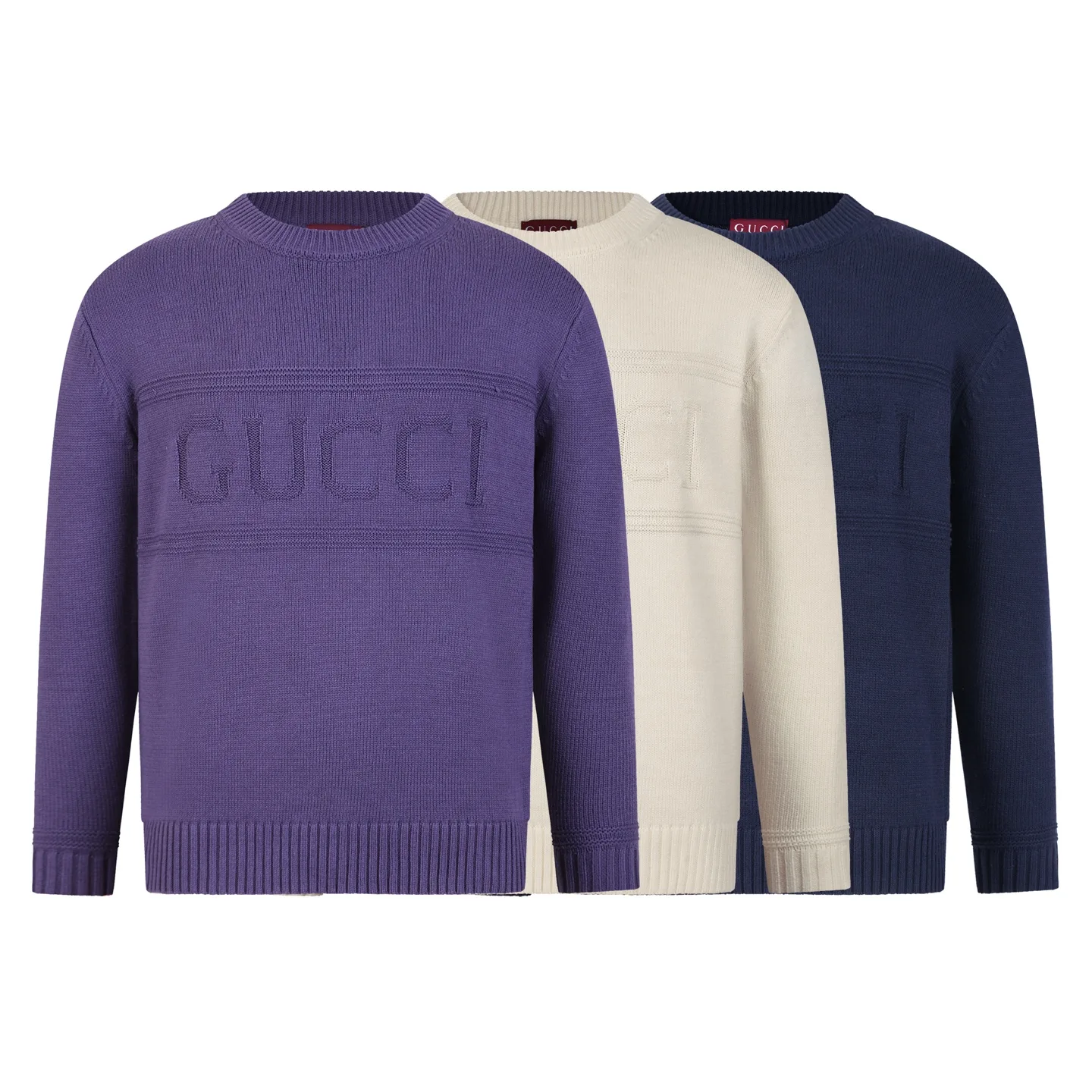 Logo-Embroidered Crew-Neck Knit Sweater D18020328 — view 2