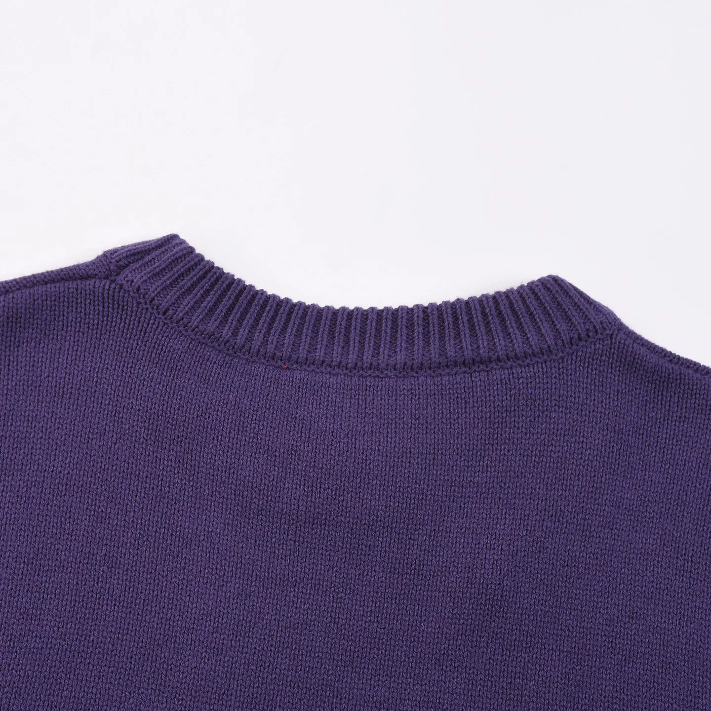 Logo-Embroidered Crew-Neck Knit Sweater D18020328 — view 12