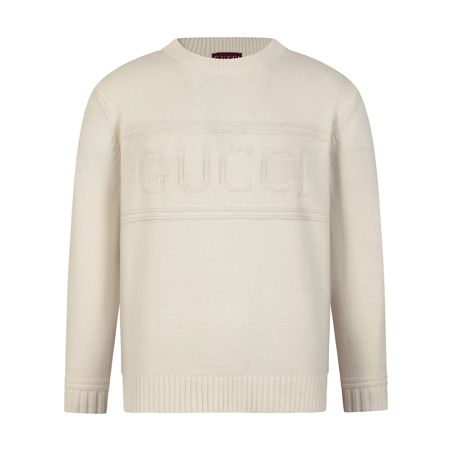 Logo-Embossed Cotton Knit Sweater D18020326