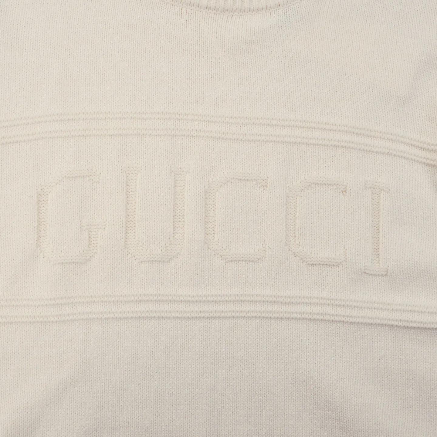 Logo-Embossed Cotton Knit Sweater D18020326 — view 6