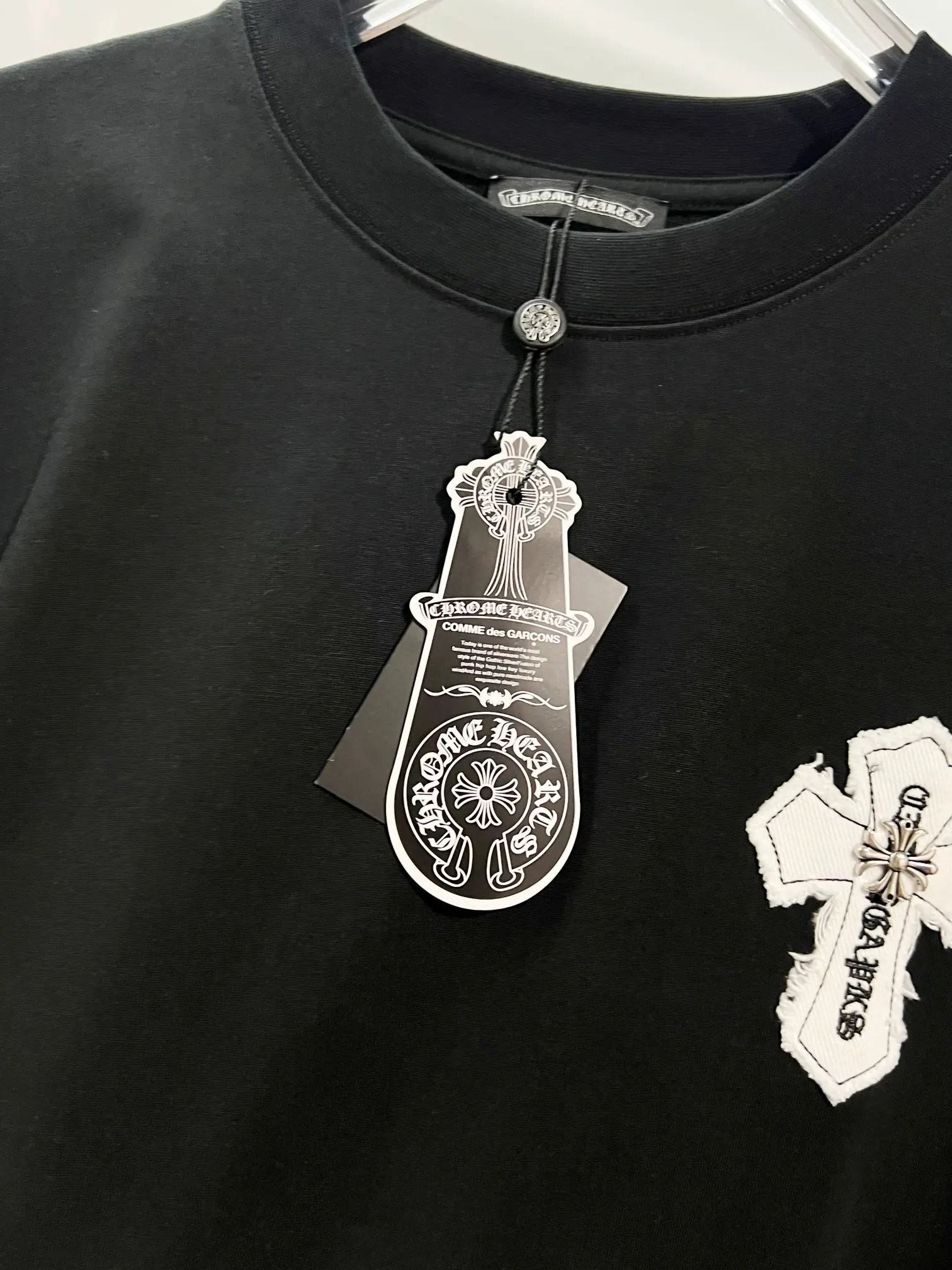 Cross Patch Long-Sleeve Cotton T-Shirt D18022882 — view 6