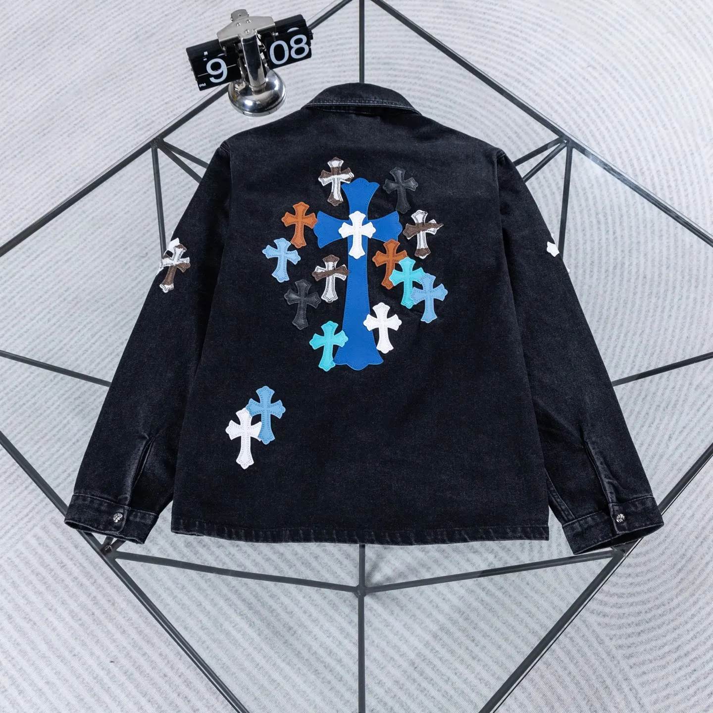 Chrome Hearts Cross Patch Denim Jacket D18022603 — view 3