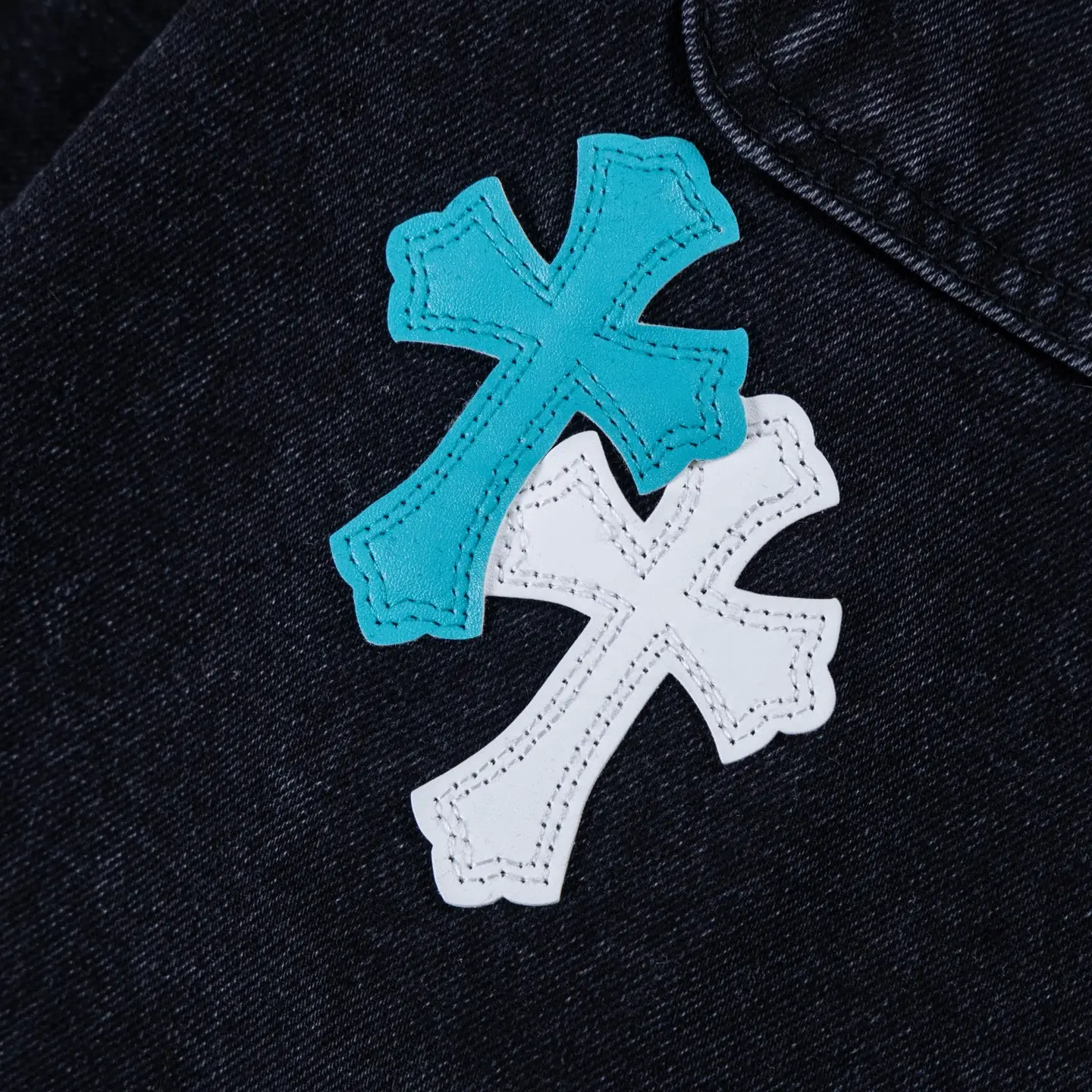 Chrome Hearts Cross Patch Denim Jacket D18022603 — view 6