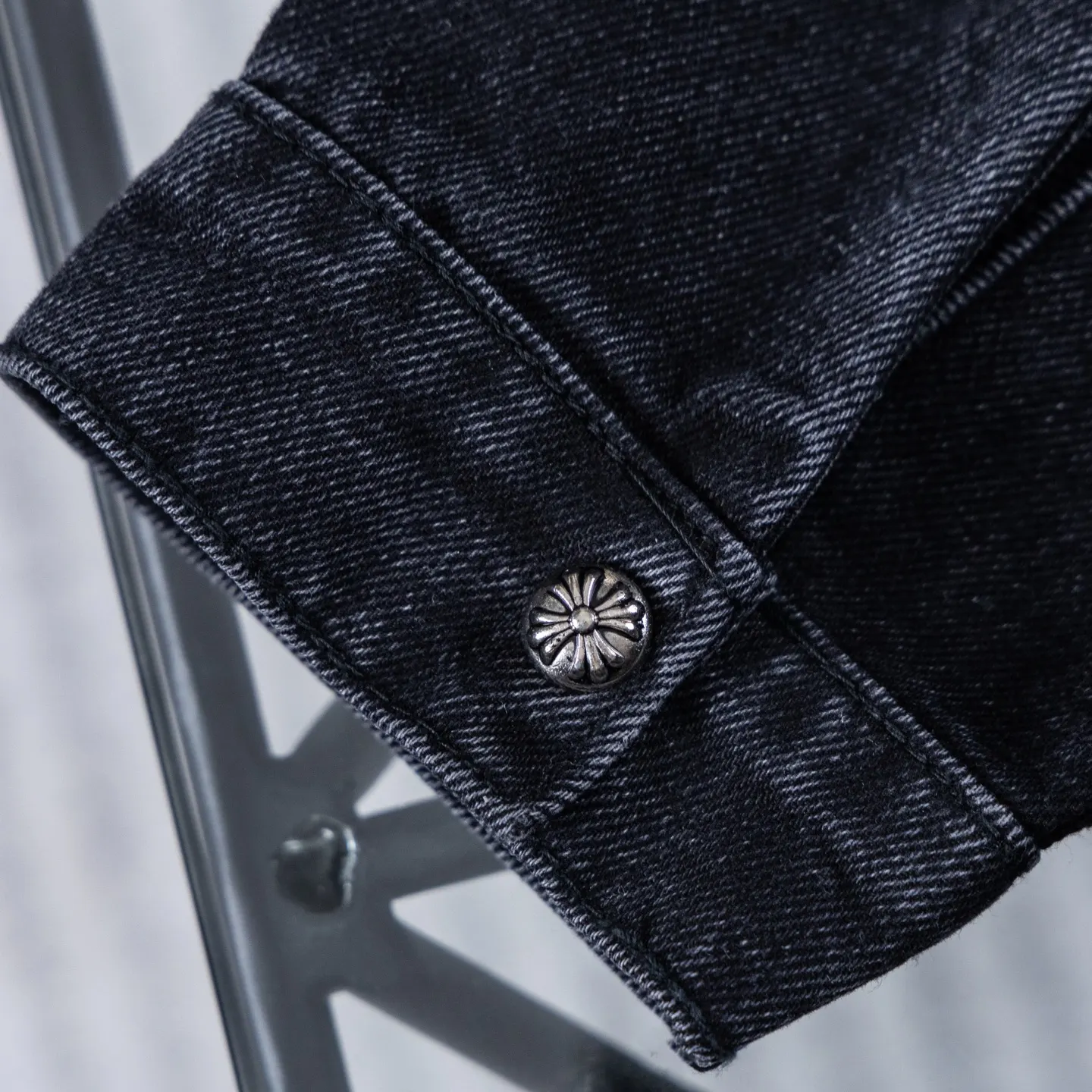Chrome Hearts Cross Patch Denim Jacket D18022603 — view 10