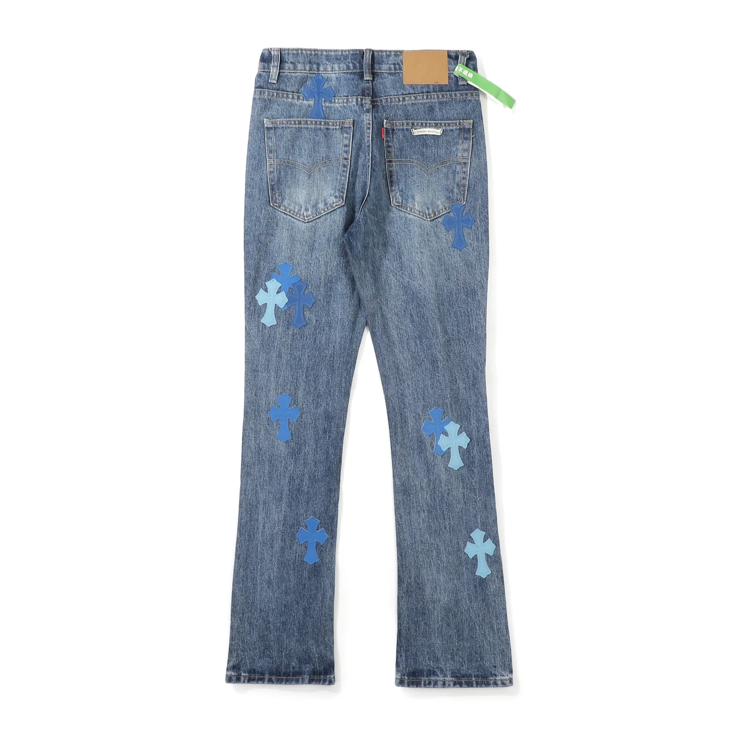 Cross Patch Straight-Leg Jeans D18021792 — view 2