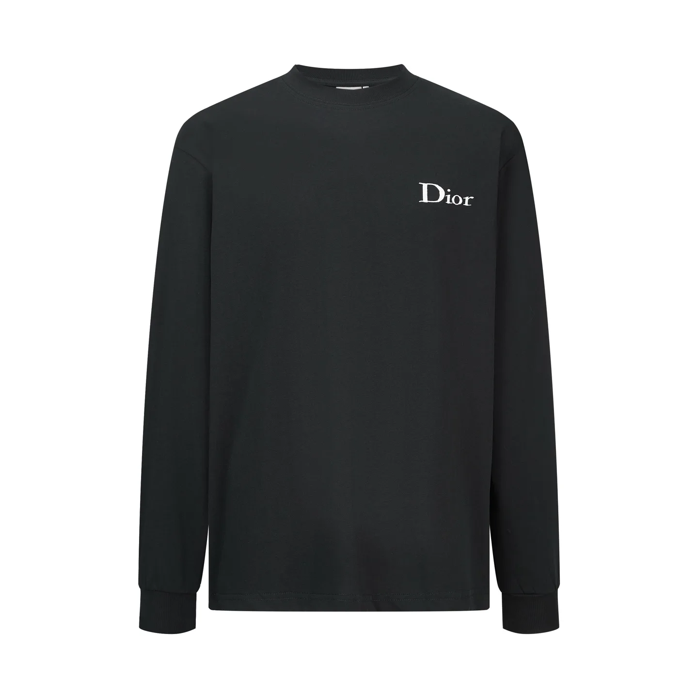 Logo-Embroidered Long-Sleeved T-Shirt D18019854
