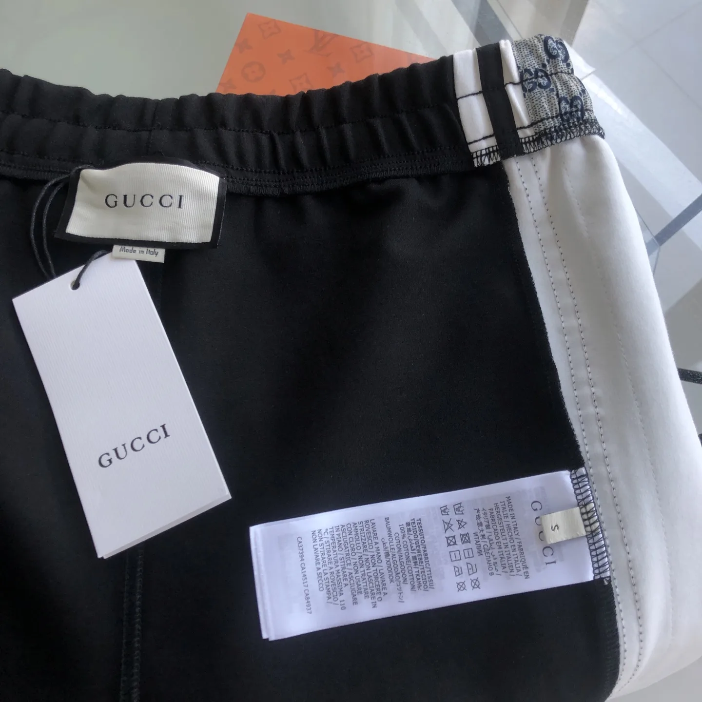 Webbing-Trimmed Logo Tapered Sweatpants D18020086 — view 8