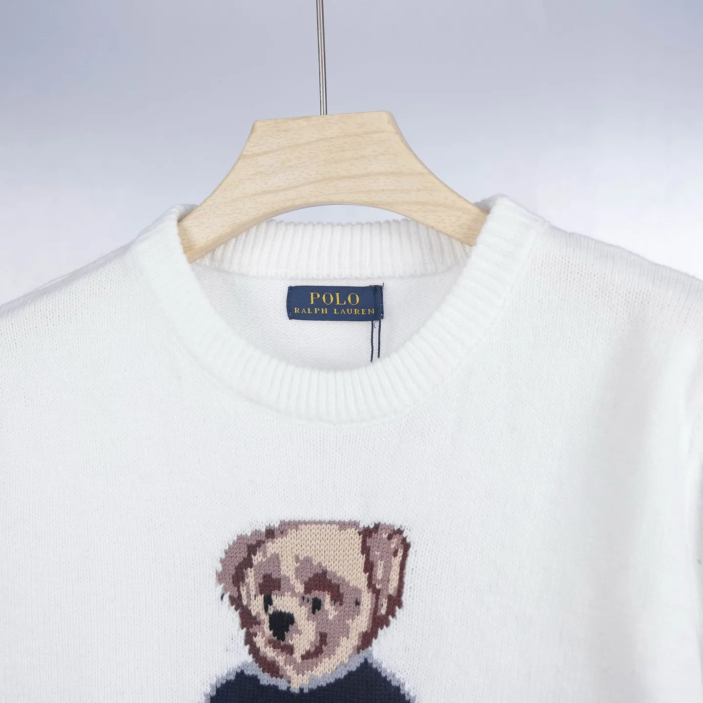 Polo Bear Cotton-Linen Sweater D18021784 — view 5