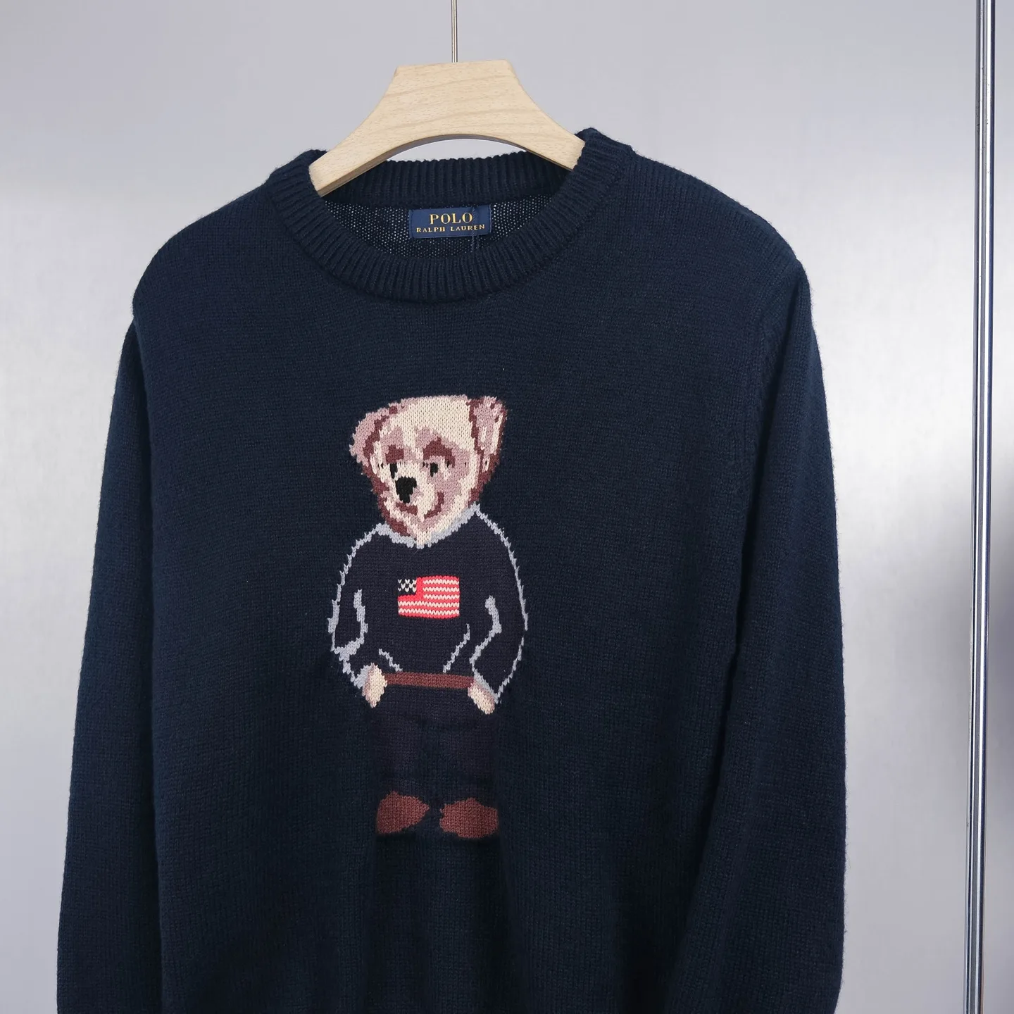 Polo Bear Cotton-Linen Sweater D18021784 — view 6