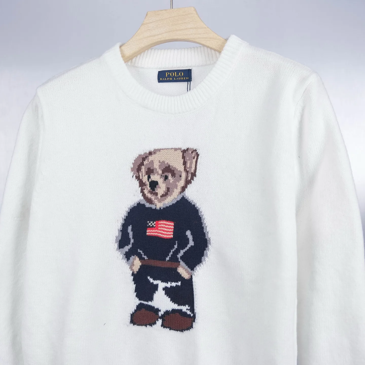 Polo Bear Cotton-Linen Sweater D18021784 — view 7