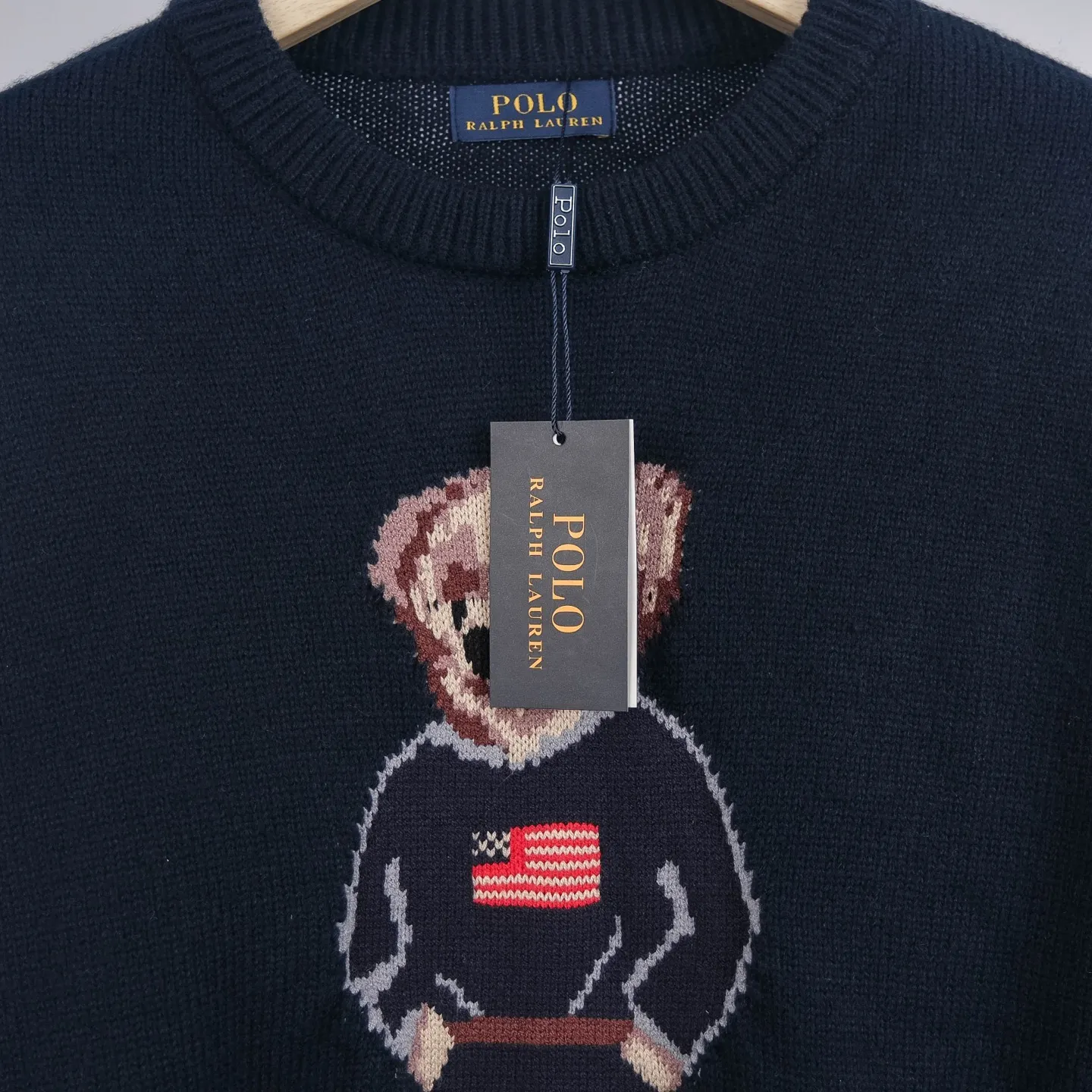 Polo Bear Cotton-Linen Sweater D18021784 — view 9