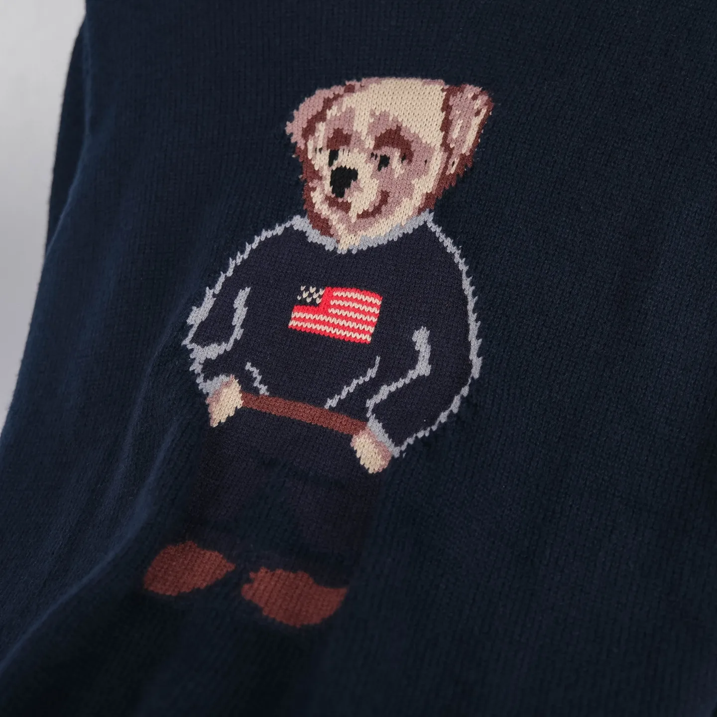 Polo Bear Cotton-Linen Sweater D18021784 — view 11