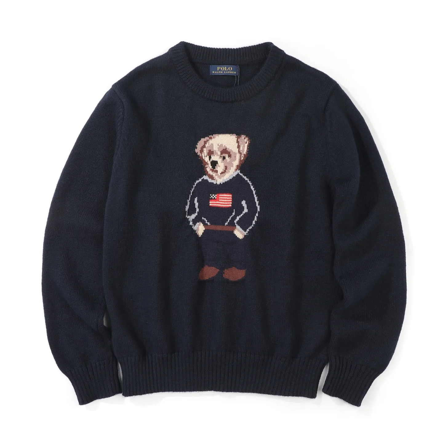Polo Bear Cotton-Linen Intarsia Sweater D18021785 — view 2
