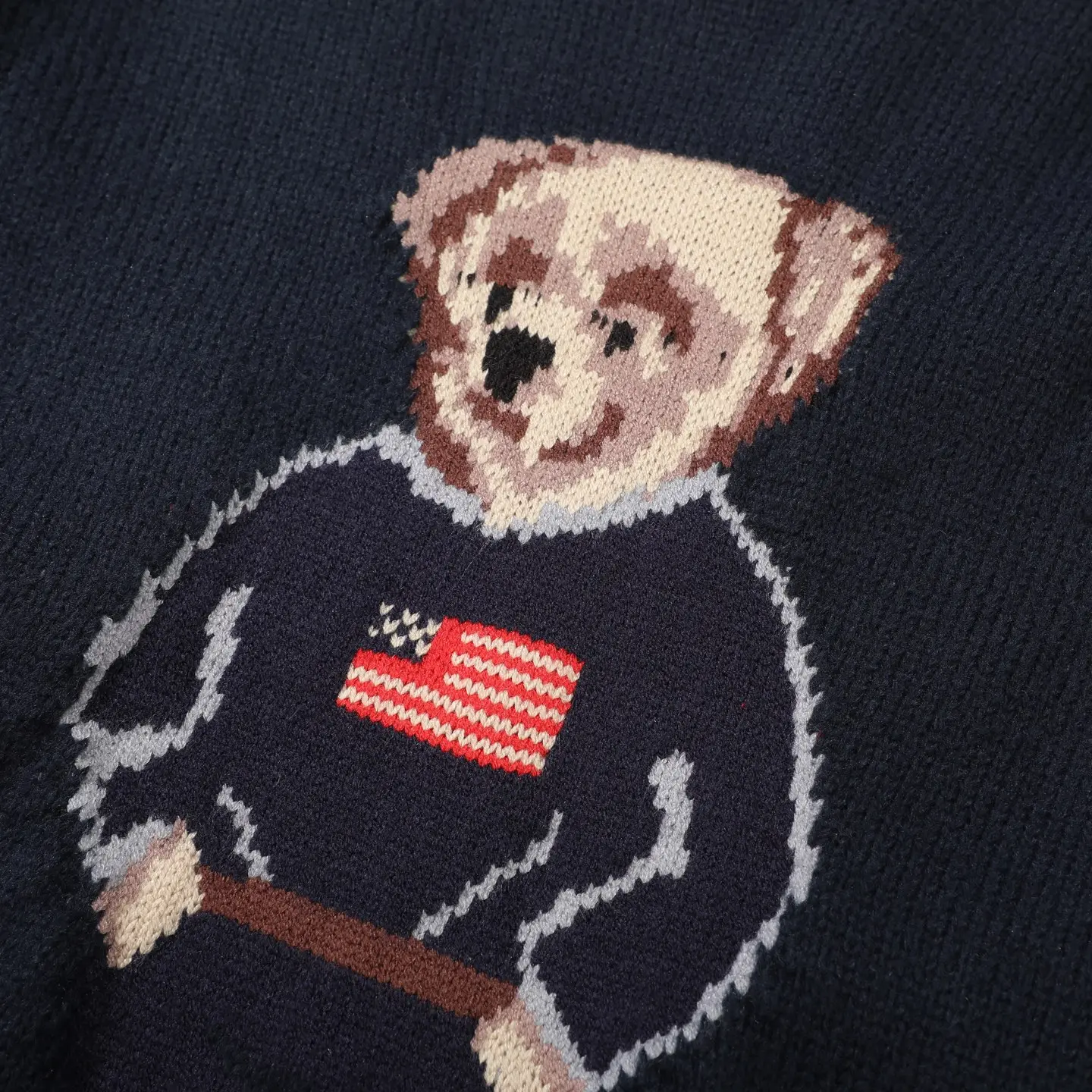 Polo Bear Cotton-Linen Intarsia Sweater D18021785 — view 5