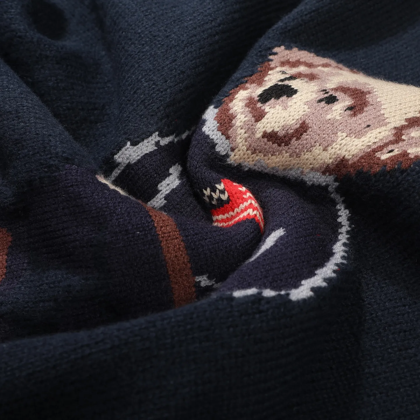 Polo Bear Cotton-Linen Intarsia Sweater D18021785 — view 11