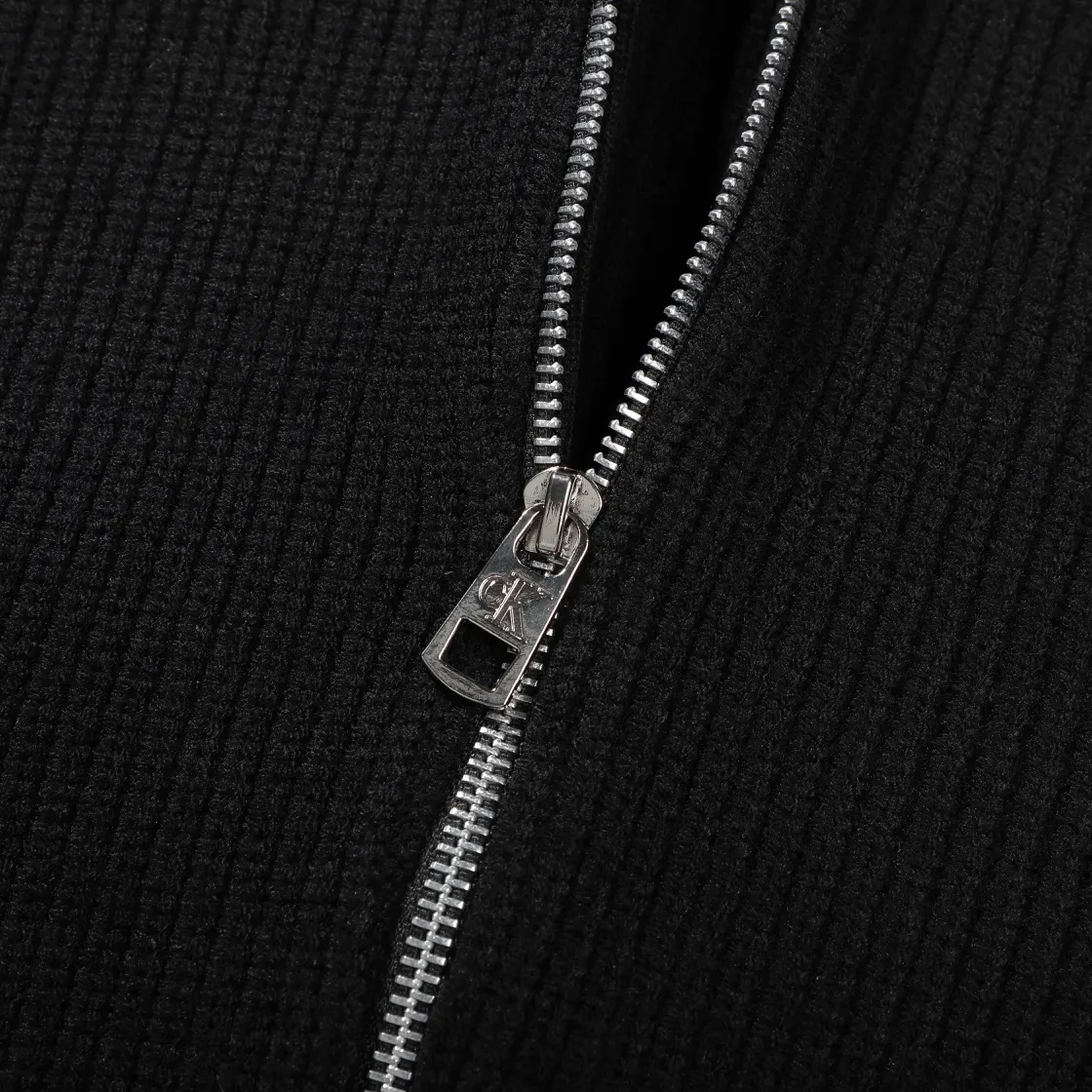 Logo Embroidered Zip-Up Ribbed Cardigan D18021789 — view 11