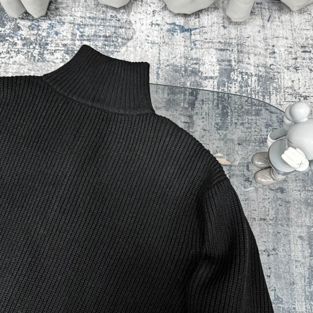 Logo-Embroidered Zip-Up Ribbed Knit Cardigan D18021788 — view 5
