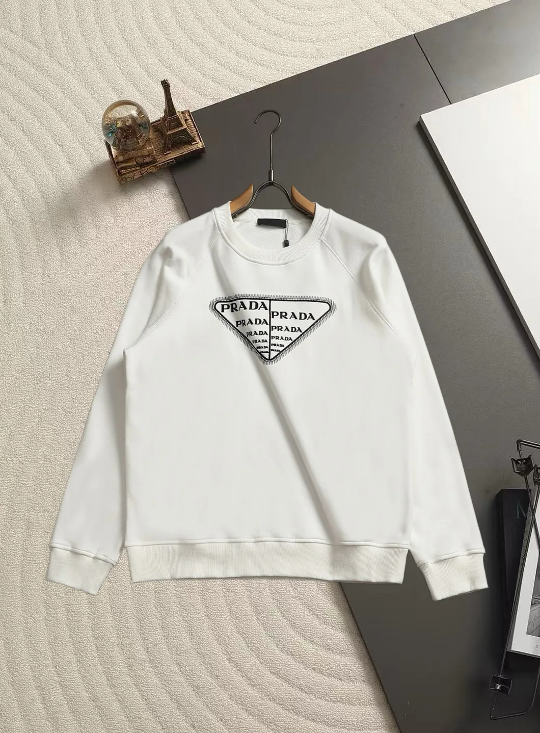 Logo-Embroidered Cotton-Blend Sweatshirt D18520203
