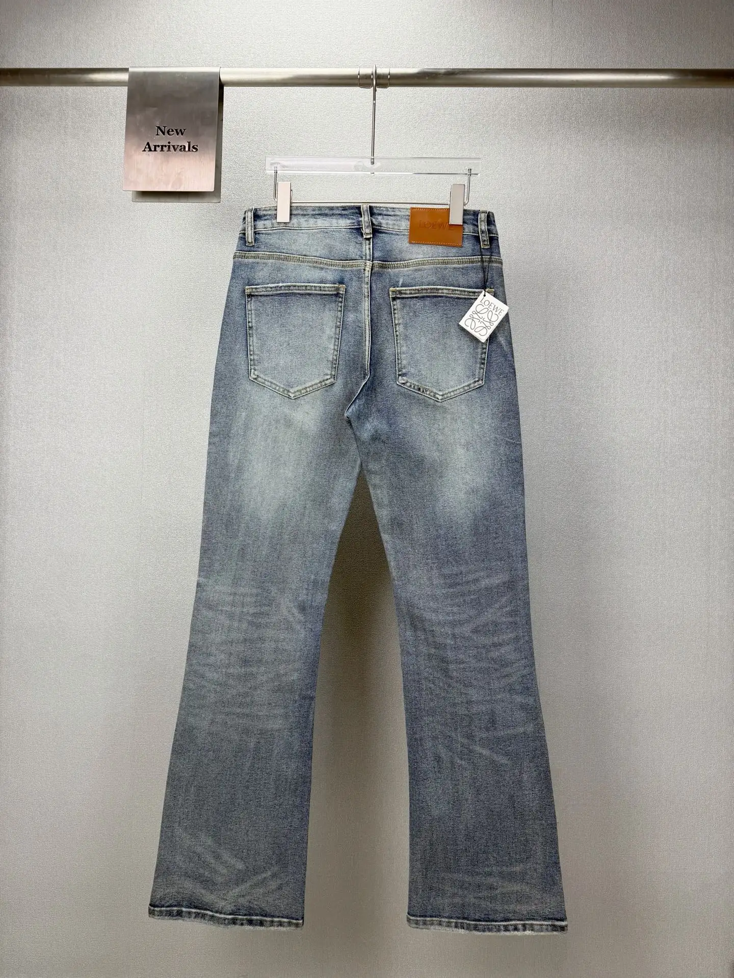 Anagram Embroidered Flared Jeans D18521400 — view 2