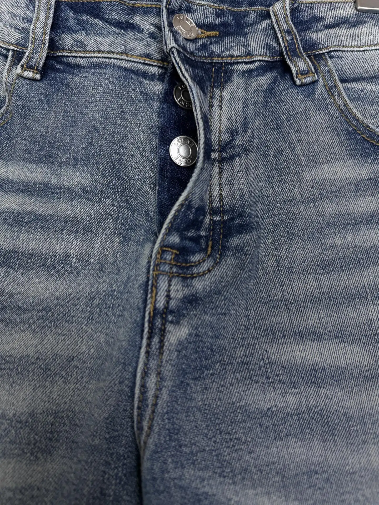 Anagram Embroidered Flared Jeans D18521400 — view 6