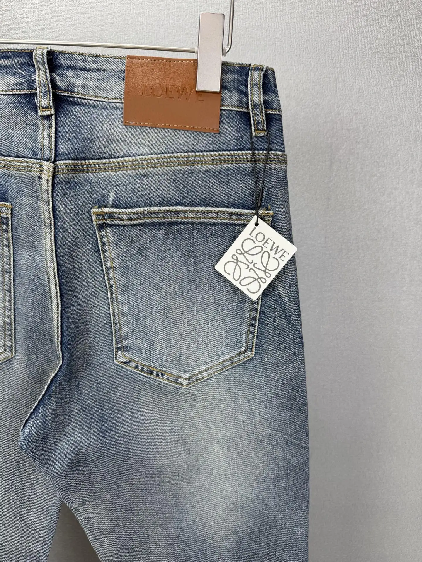 Anagram Embroidered Flared Jeans D18521400 — view 8