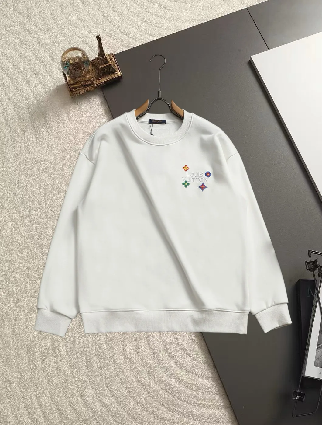 Embroidered Logo Crew-Neck Sweatshirt D18520200