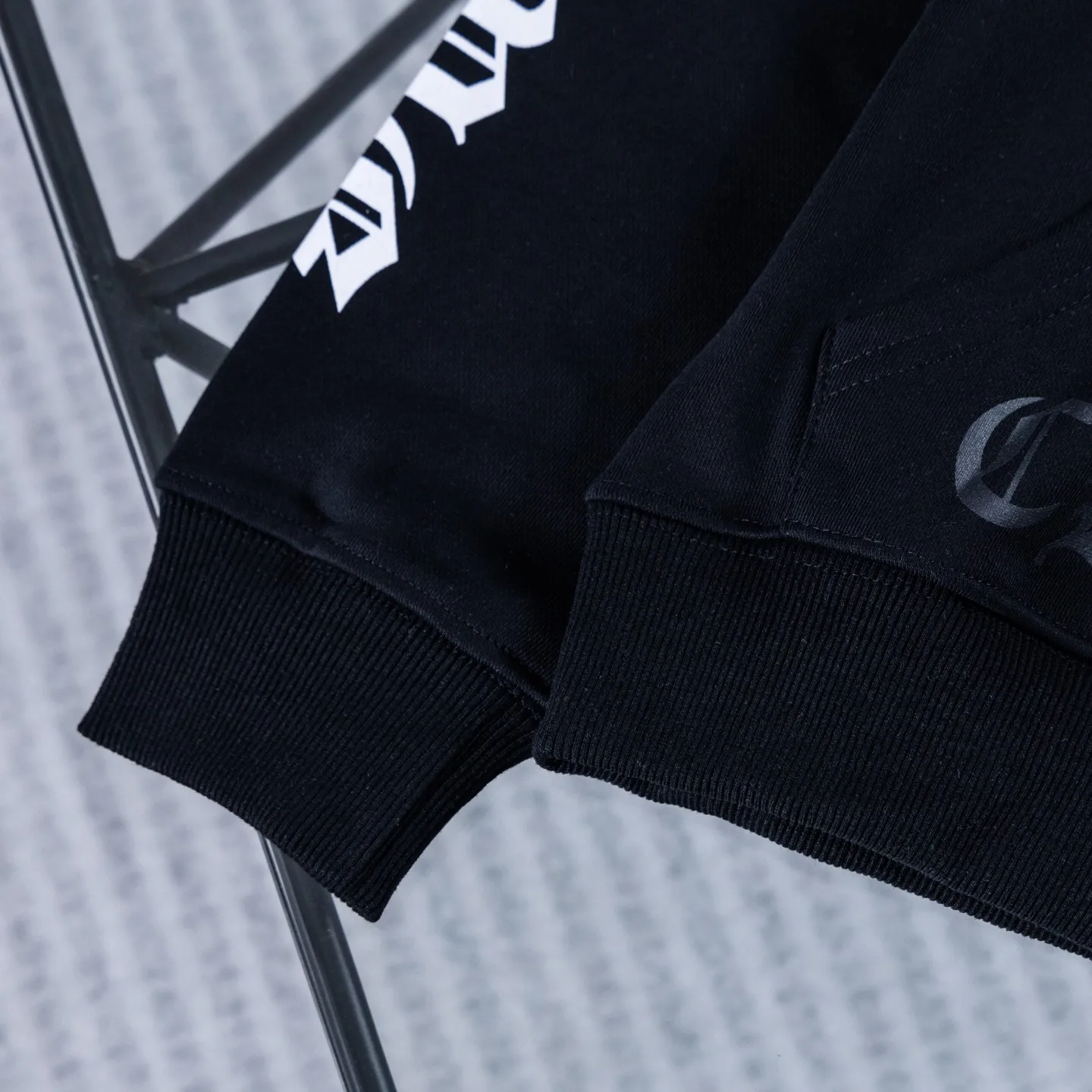 Logo-Print Zip-Up Cotton Hoodie D18521444 — view 7