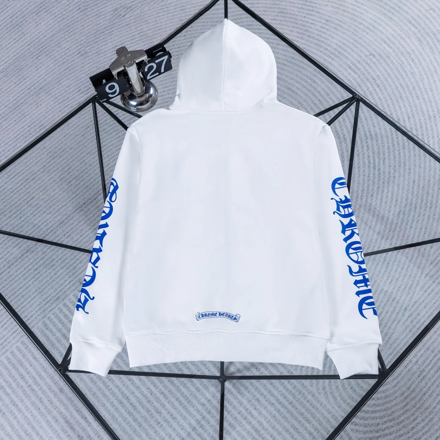 Logo-Print Zip-Up Cotton Hoodie D18521445 — view 3
