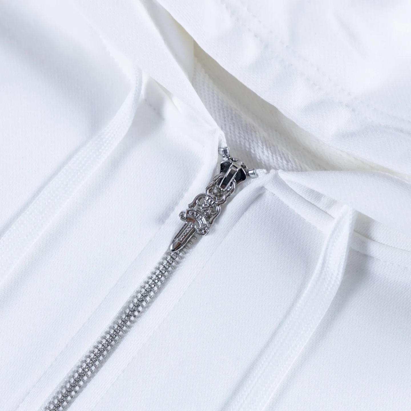 Logo-Print Zip-Up Cotton Hoodie D18521445 — view 7
