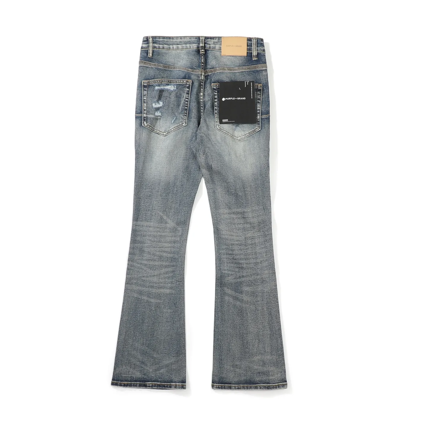 Purple Brand Distressed Flare-Leg Jeans D18521800 — view 2
