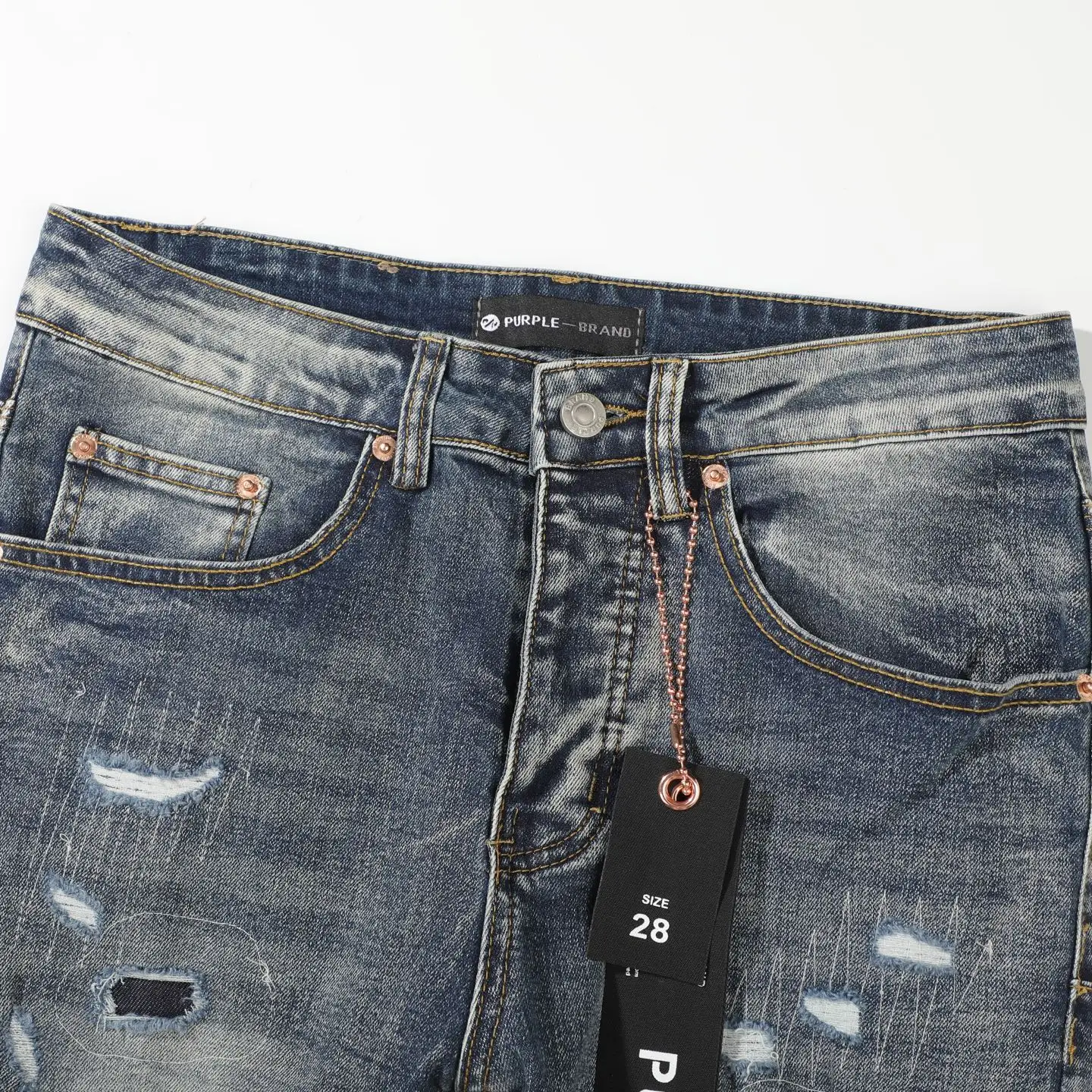 Purple Brand Distressed Flare-Leg Jeans D18521800 — view 3