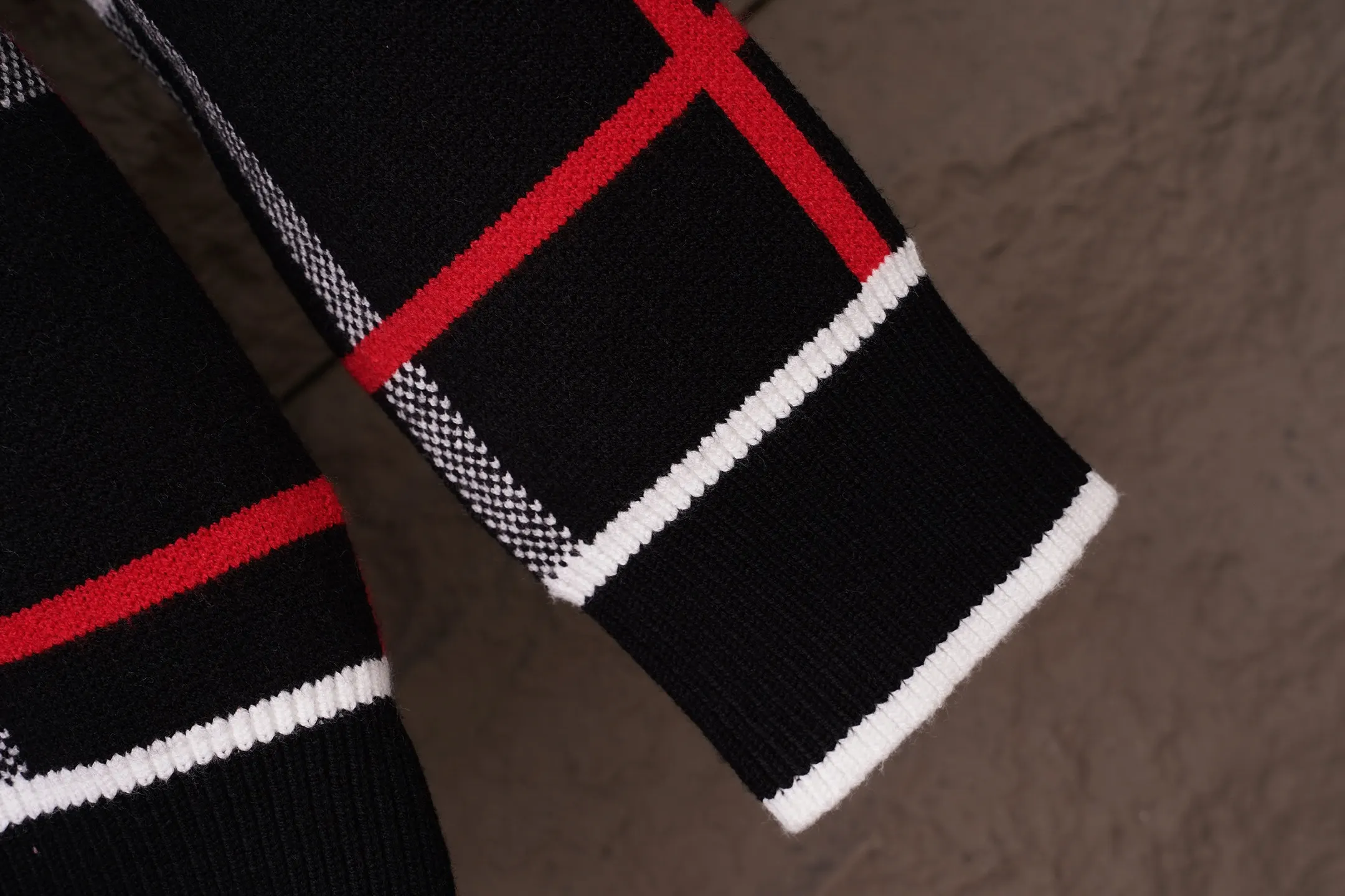 Check Intarsia Wool and Mohair-Blend Sweater D19019809 — view 10