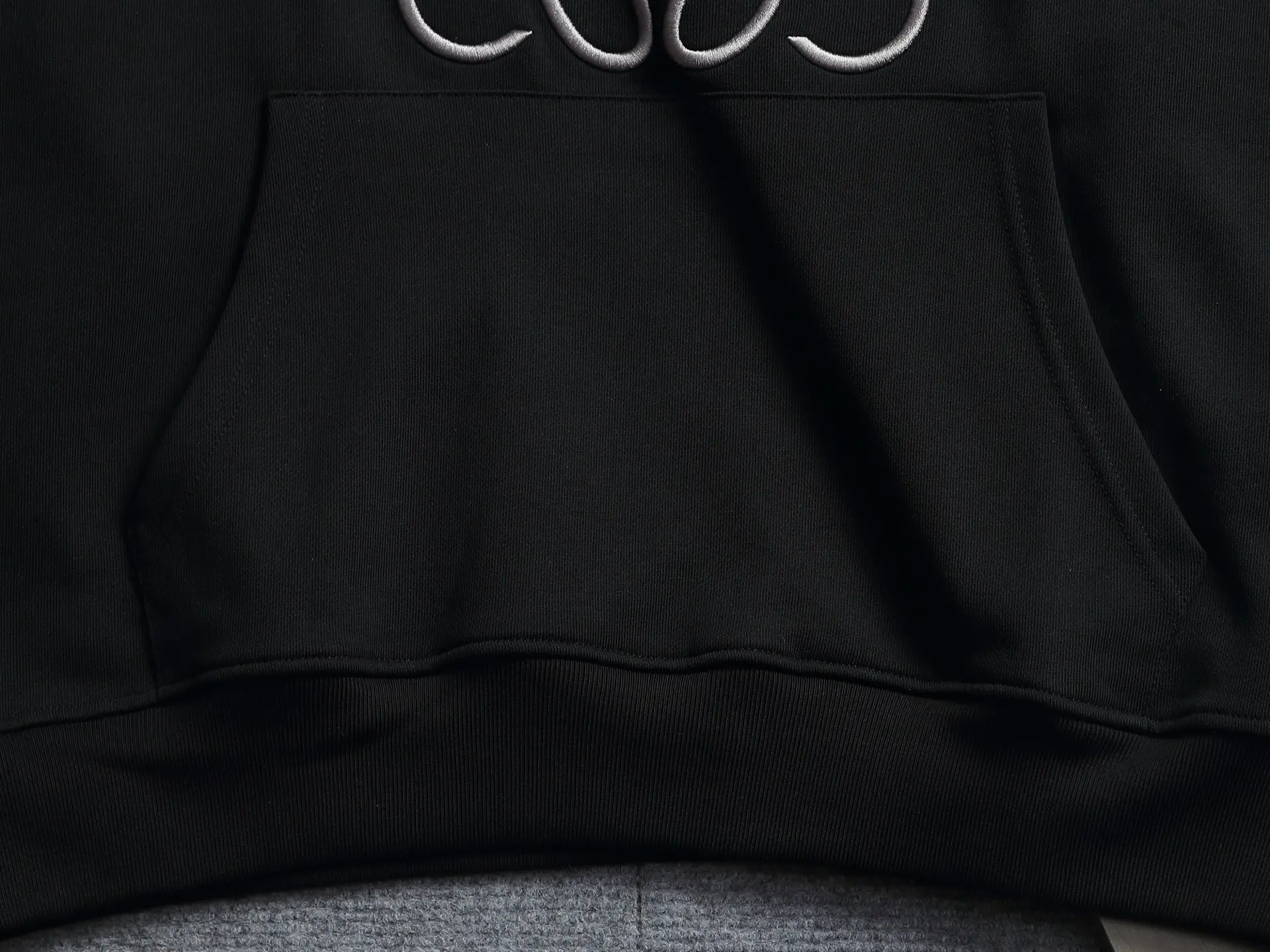 Anagram Embroidered Cotton-Blend Hoodie D19022002 — view 3