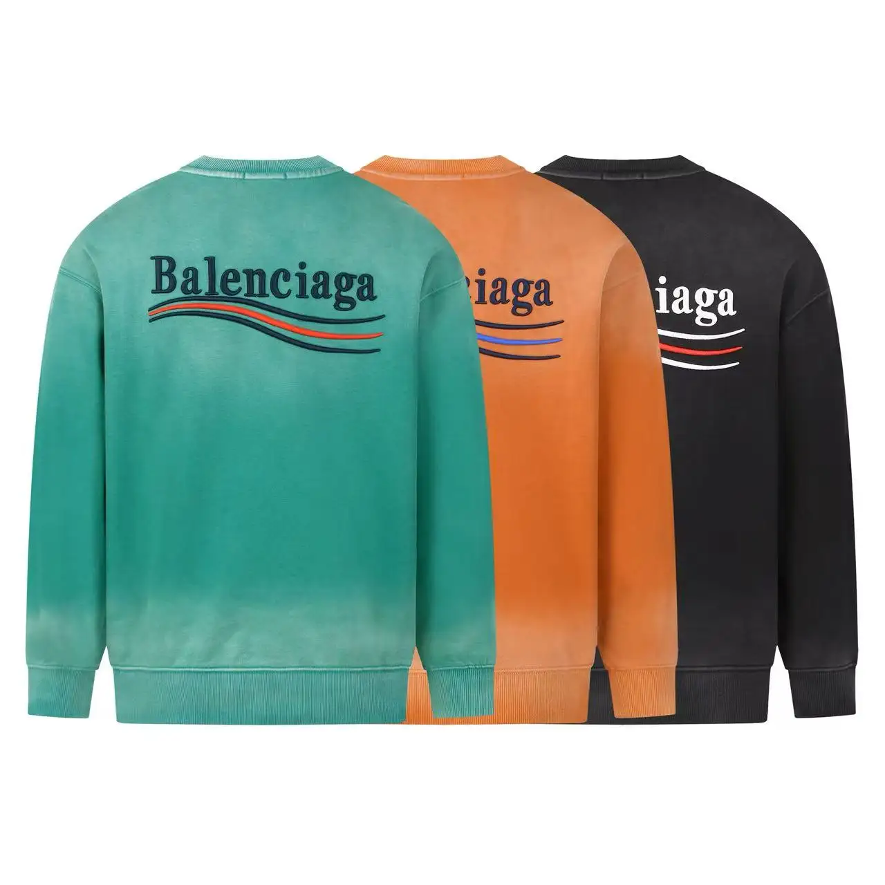 Monogram Embossed Cotton-Blend Sweatshirt D19020345 — view 2