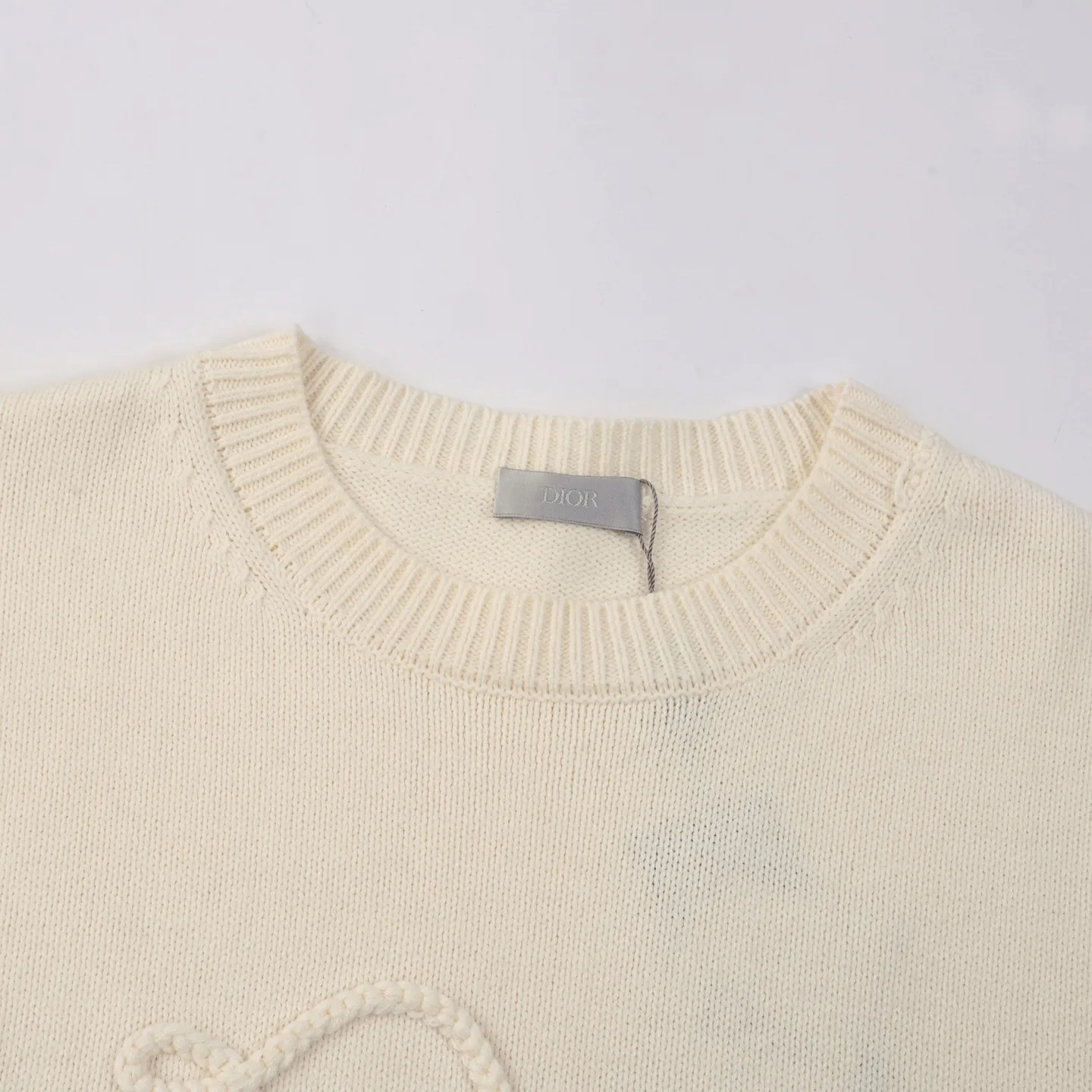 Dior Rope Logo Embroidered Knit Sweater D19020338 — view 4