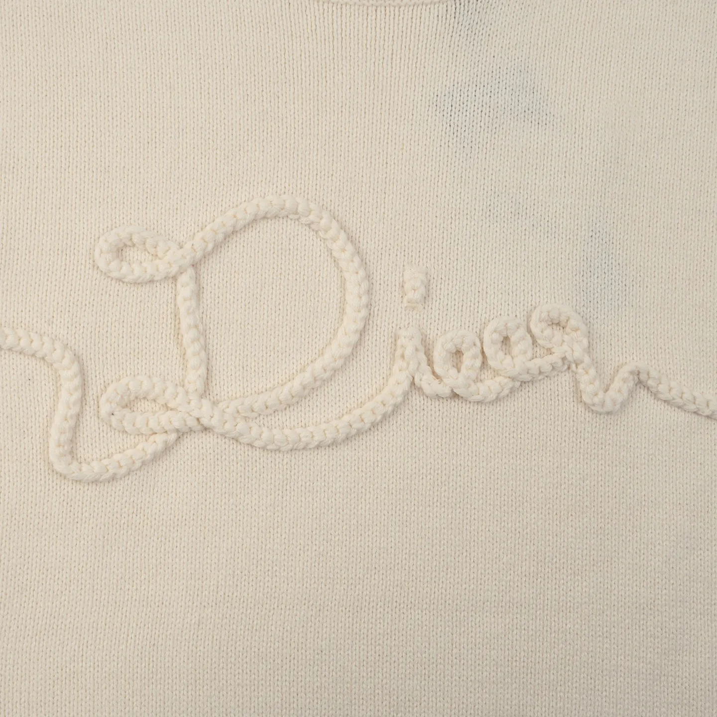 Dior Rope Logo Embroidered Knit Sweater D19020338 — view 5