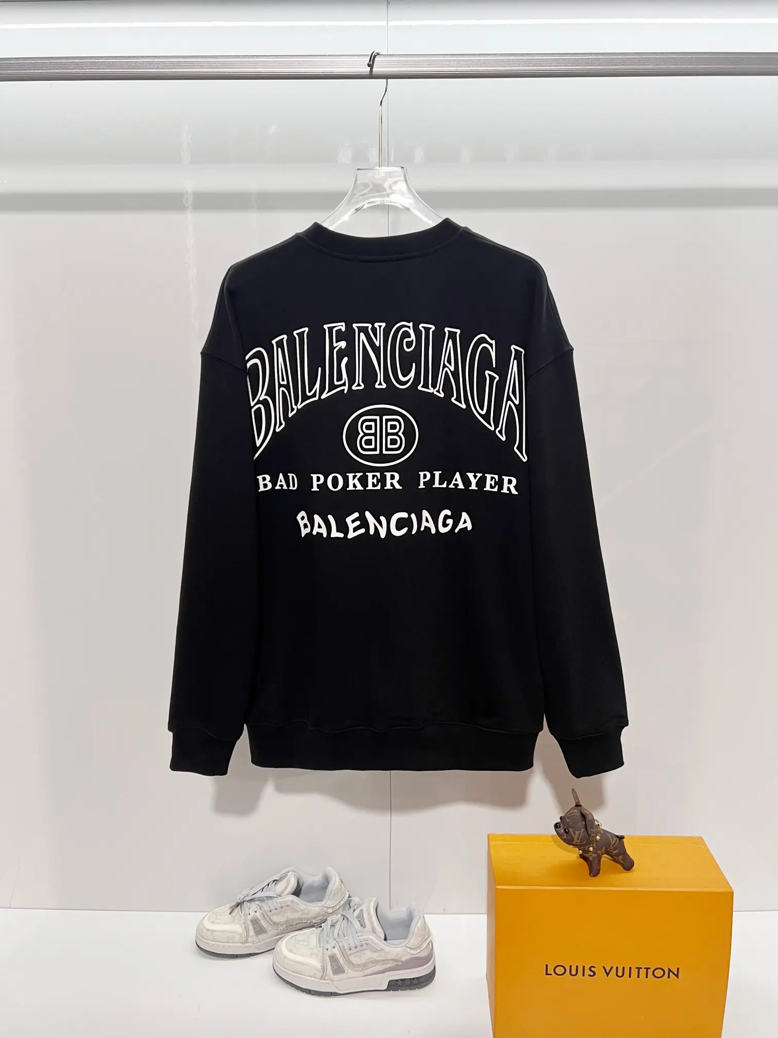 Logo Print Cotton-Jersey Sweatshirt D19022864 — view 2