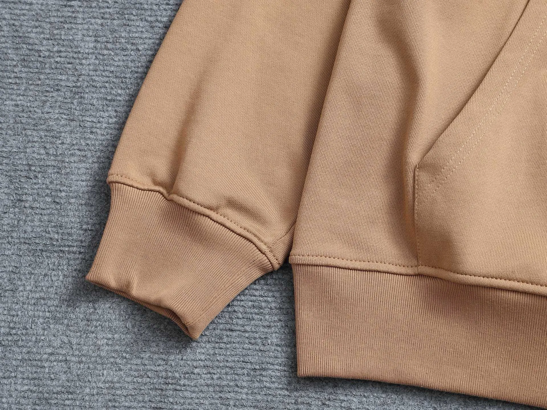 Check-Lined Cotton-Blend Hoodie D19021983 — view 4