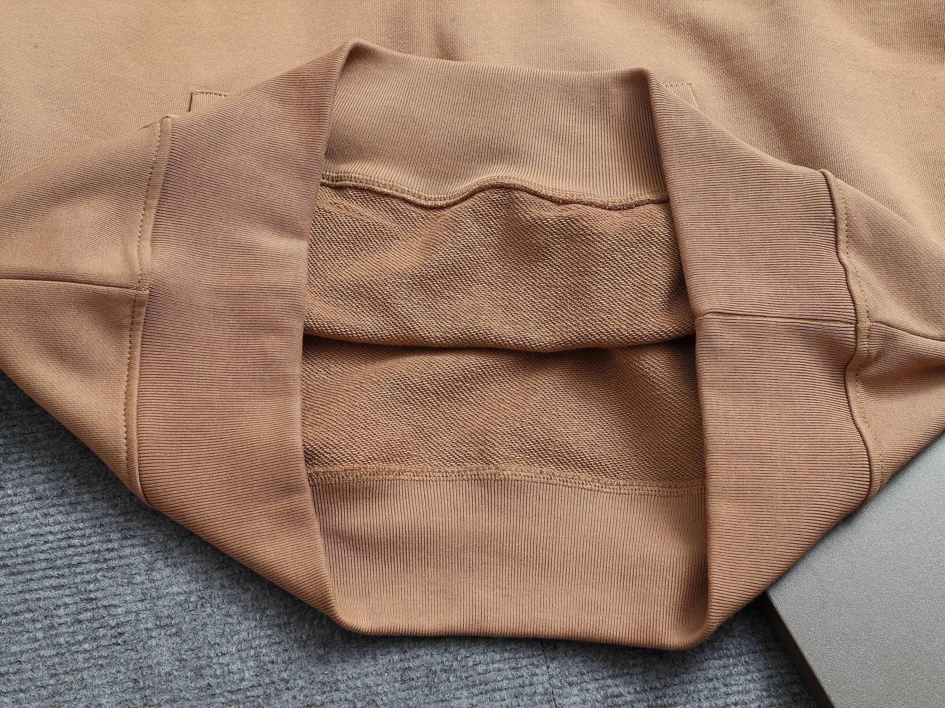 Check-Lined Cotton-Blend Hoodie D19021983 — view 8