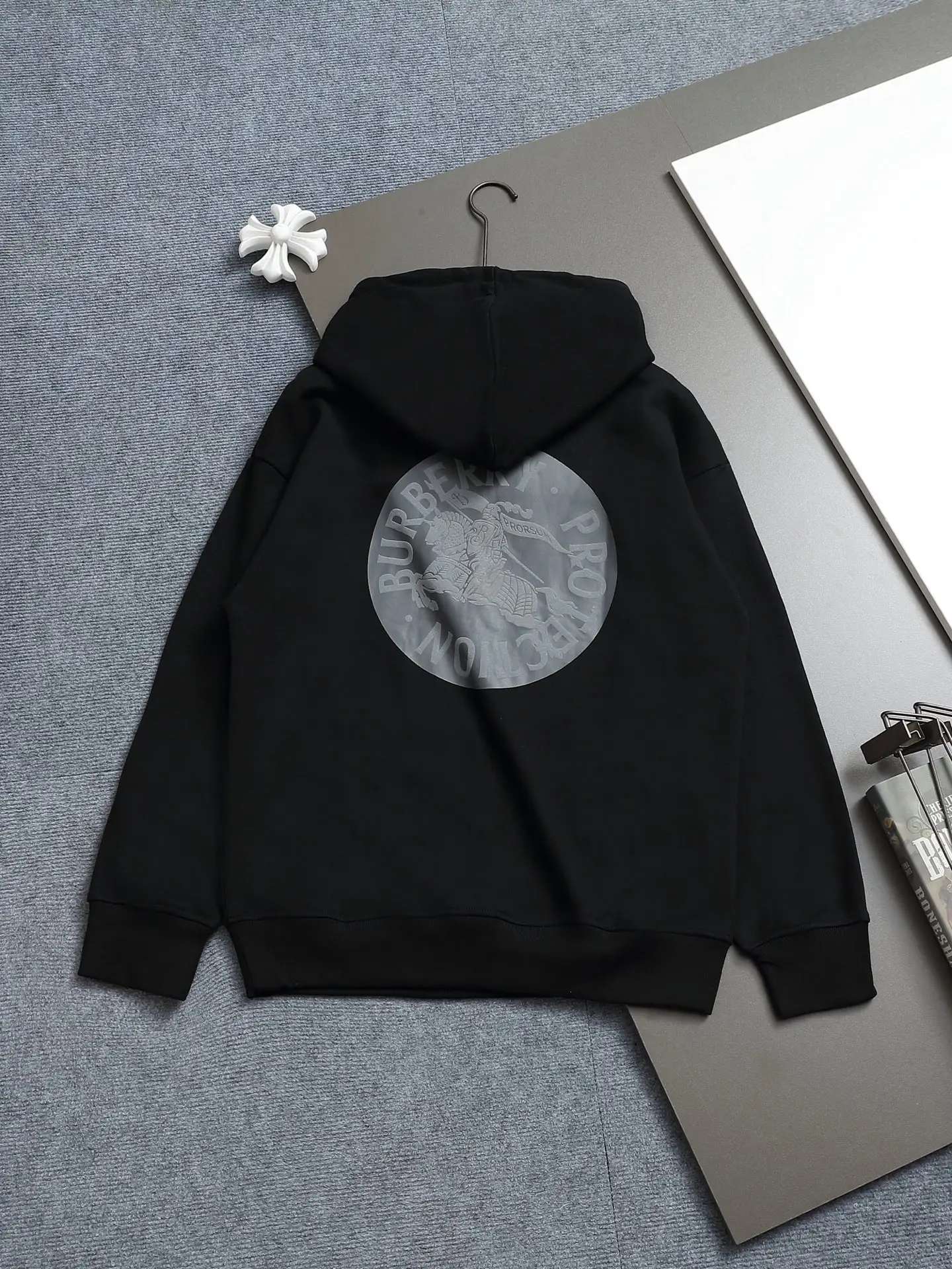 EKD Logo Embroidered Cotton Hoodie D19021981 — view 2
