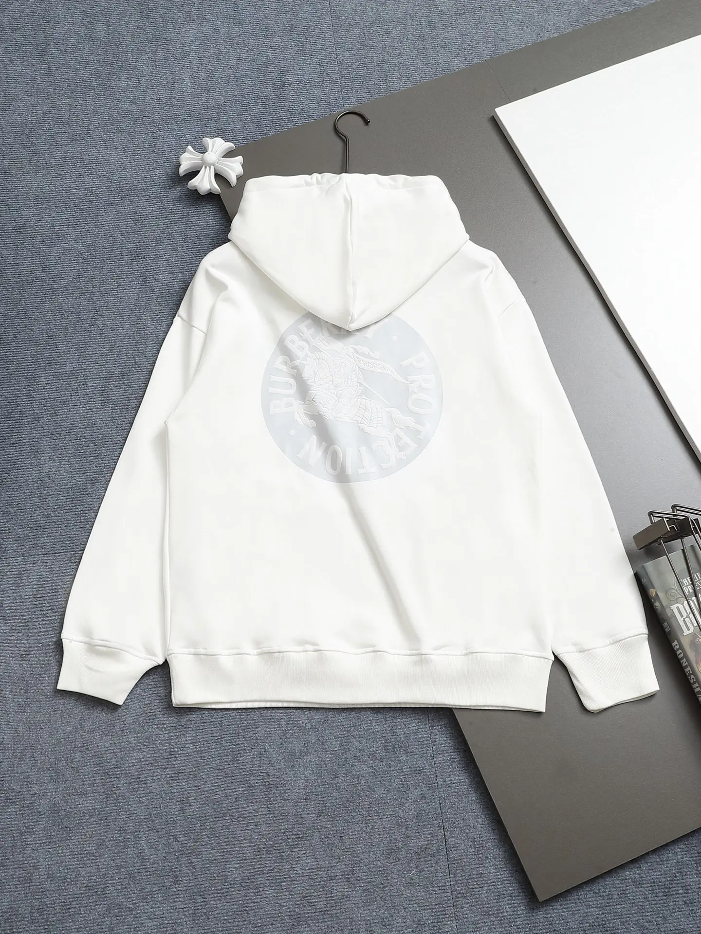 EKD Logo Embroidered Cotton Hoodie D19021980 — view 2